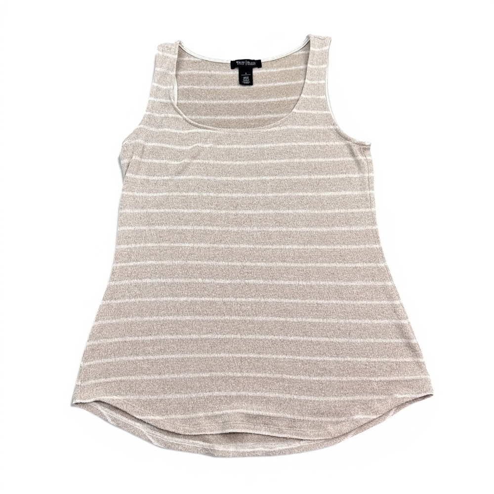 White House‎ Black Market Tank Top Womens Size Small Beige Knitted Casual